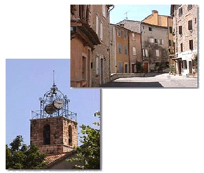 Chateauneuf rue et clocher